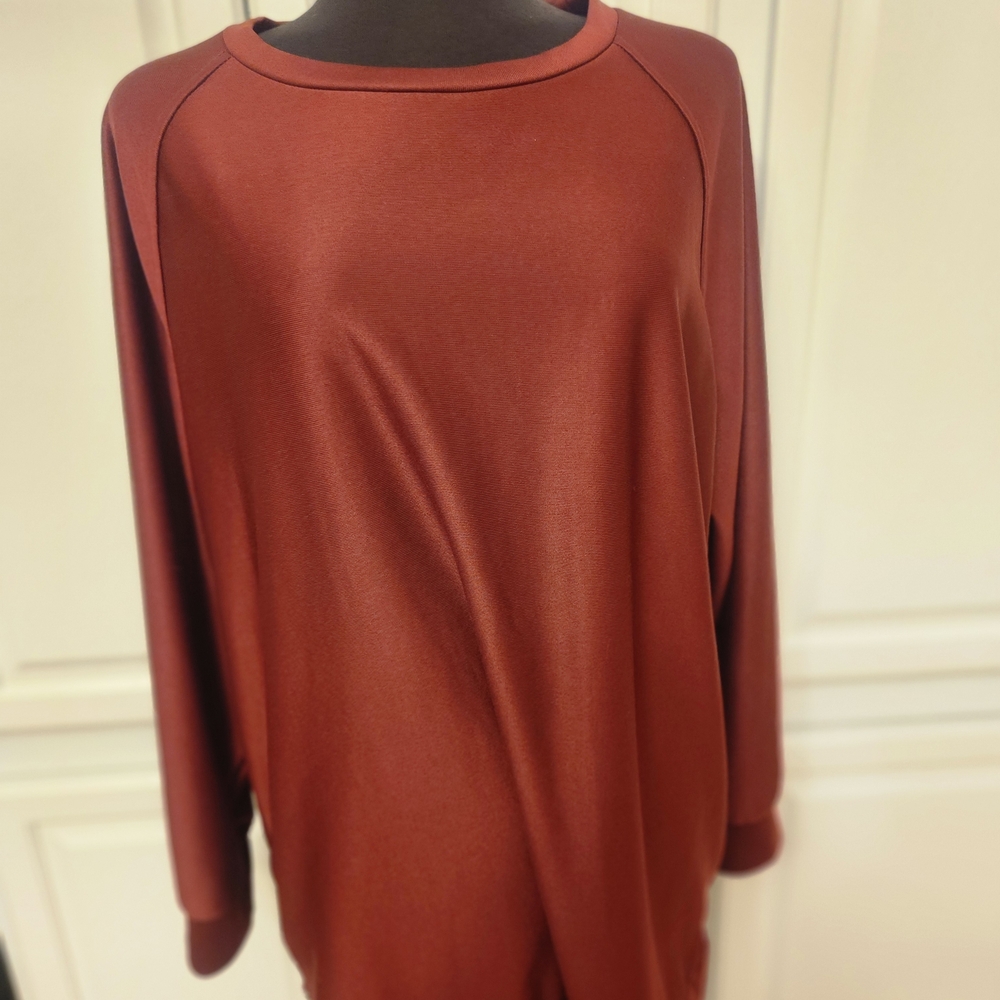 Rust Long Sleeve Women’s Blouse